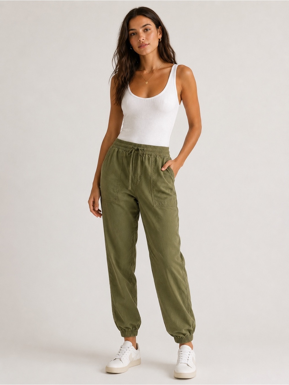 Supplies • NWT Everyday Olive Drawstring Joggers W15-18” R10” I28”